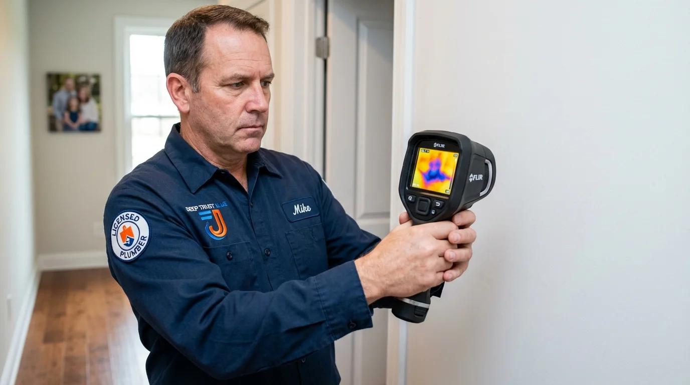 Thermal imaging leak detection by Johns Plumbing LLC in Prairie City